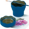 (181510)Faber-Castell Clic & Go Foldable Water Pot blue