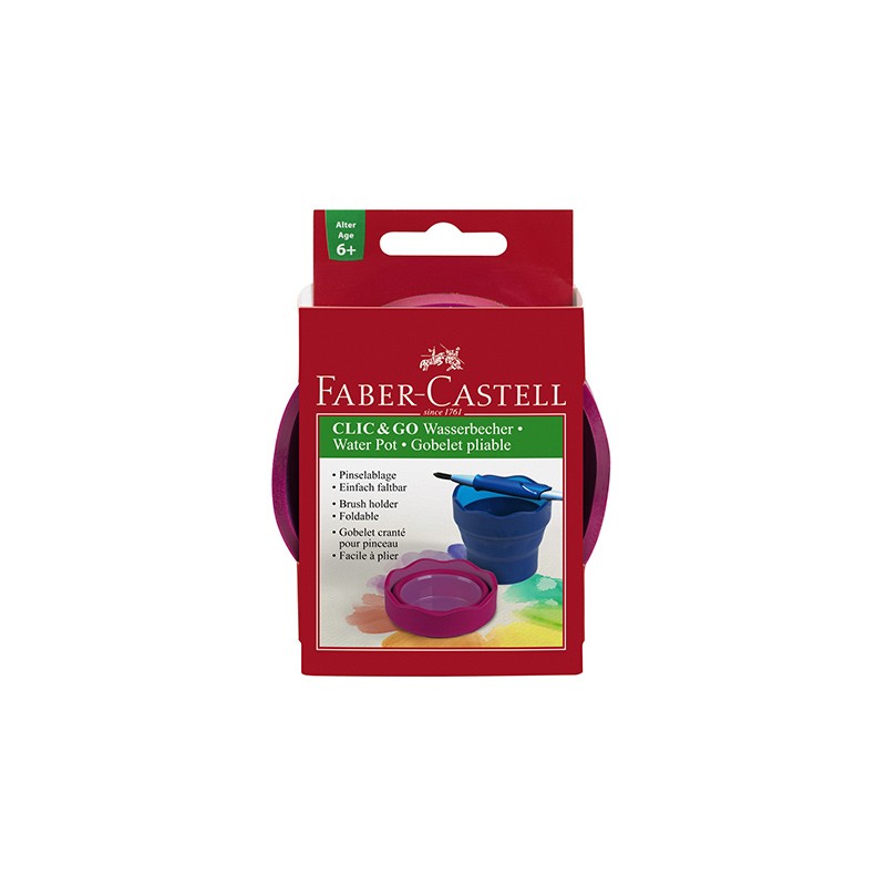 (181517)Faber Castell watercup Clic & Go Art&Graphic blackberry
