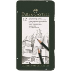 (119064)Bleistift CASTELL 9000 12er Design Set