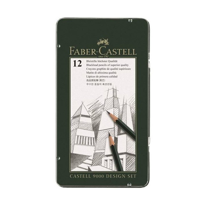 (119064)Faber Castell Crayon 9000 Designset