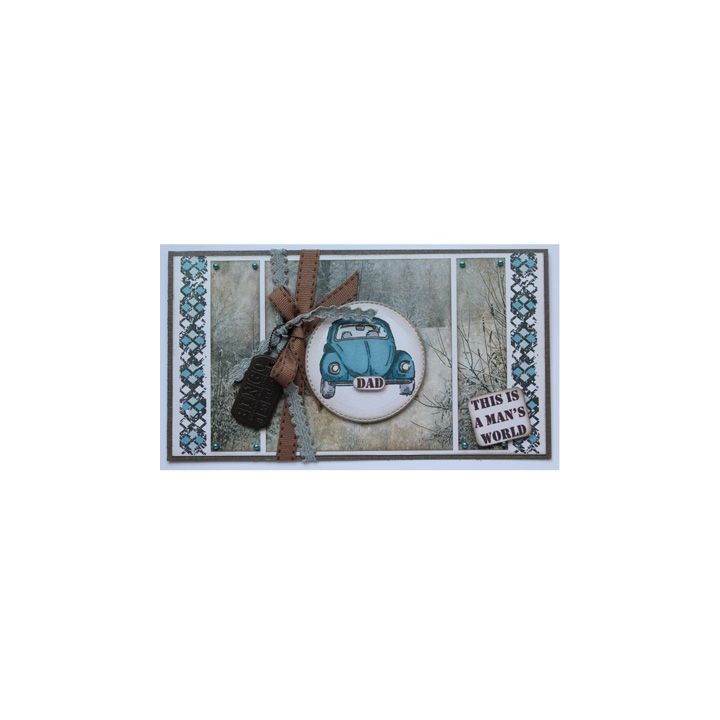 (6410/0375)Clear stamp Men's heart