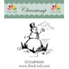 (STAMP0048)Dixi Clear Stamp snowman in landscape