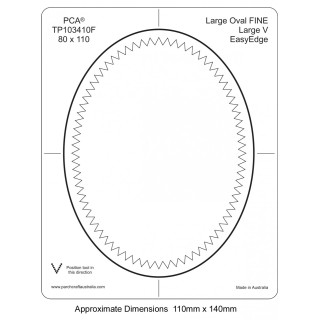 FINE Large Oval Inside Large 'V' EasyEdge