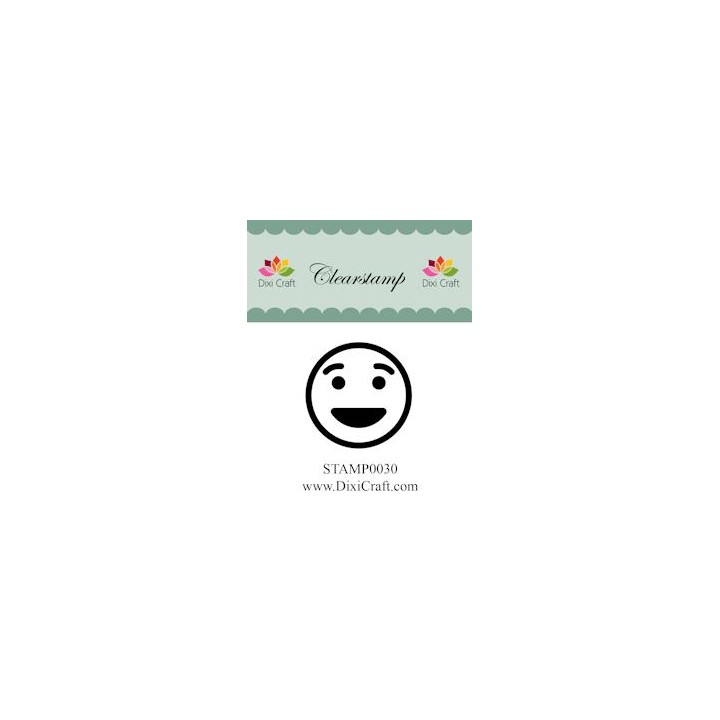 (STAMP0030)Dixi Clear Stamp smiley 2