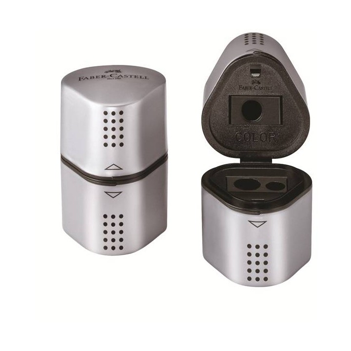 (183800)Dreifachspitzdose GRIP 2001 silber