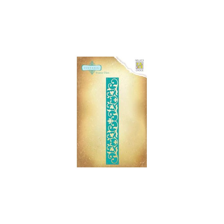 (VIND028)Nellie's Choice Vintasia Dies Border Flowers
