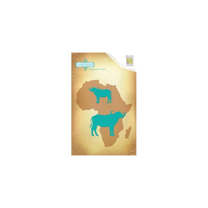 (VIND029)Nellie's Choice Vintasia Dies cape buffalo