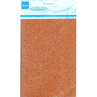 (CA3120)Marianne Design glitter paper A5 bronze