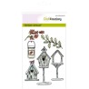 (1222)CraftEmotions clearstamps A6 Birdhouses