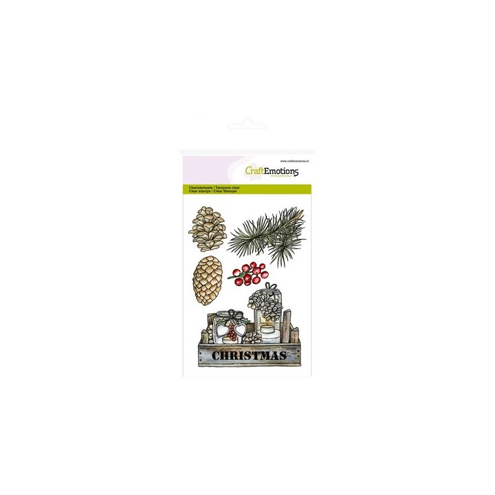 (1223)CraftEmotions clearstamps A6 Decorations