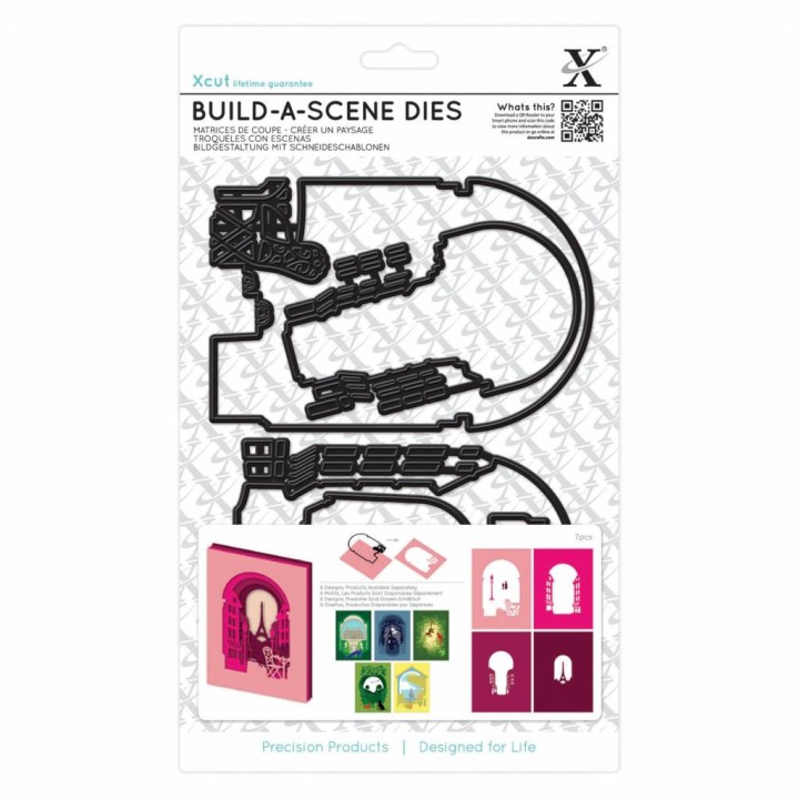 (XCU503278)Xcut Shadow Box Die (7pcs) - Parisian Street
