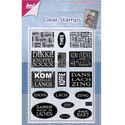 (6410/0367)Clear stamp Mery's Dikke knuffel