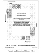 (PCA-TS2002C)See Thru N Stitch Card Embroidery B