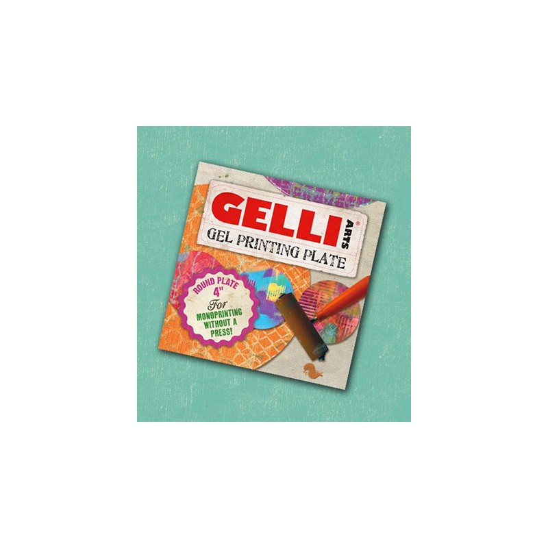 (InCase)Gelli Printing Plate rond 10.16cm (InCase)Gelli Printing Plate rond 10.16cm