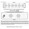 (PCA-TS2007C)See Thru N Stitch Snowflake Borders Bar