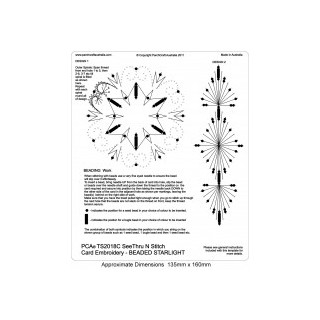 (PCA-TS2018C)See Thru N Stitch Beaded Starlight