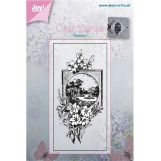 (6410/0376)Clear stamp Flower / list