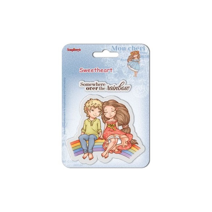 (SCB4907007B)ScrapBerry's Clear Stamps Sweetheart No. 4