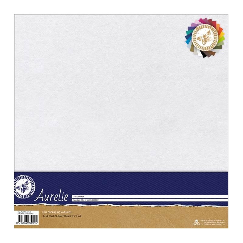 (AUKC1012)Aurelie Kalos Collection Paper Pack 90 gsm 12x12 Inch