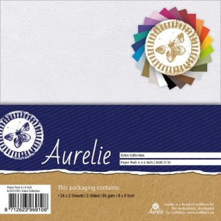 (AUKC1010)Aurelie Kalos Collection Paper Pack 90 gsm 6x6 Inch