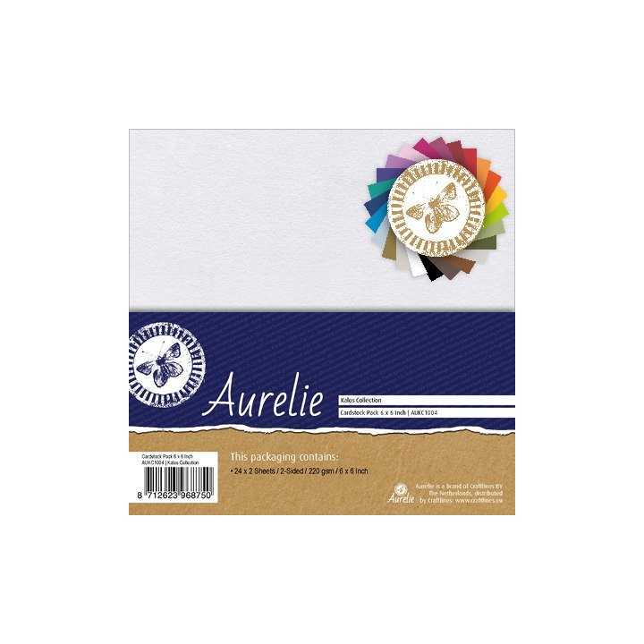 (AUKC1004)Aurelie Kalos Collection Paper Pack 220 gsm 6x6 Inch