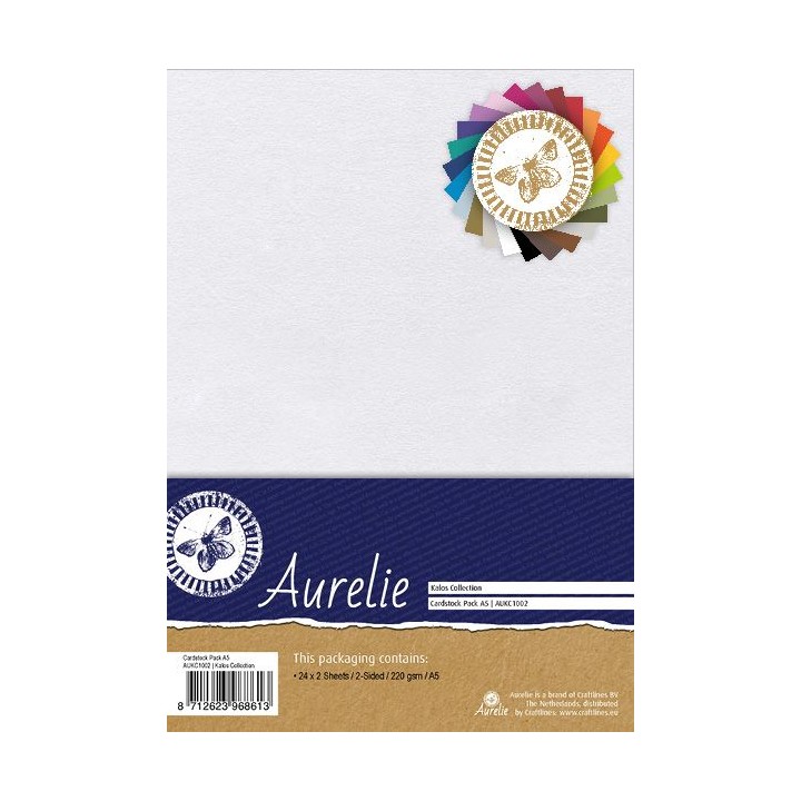 (AUKC1002)Aurelie Kalos Collection Paper Pack 220 gsm A5