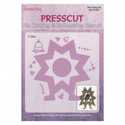 (PCD82)Presscut Die Cutting stencil Swing Die star