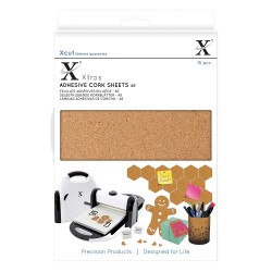 (XCU174403)Xcut Xtra A5 Adhesive Cork Sheets (15pcs)