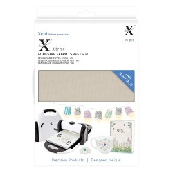 (XCU174404)Xcut Xtra A5 Adhesive Fabric Sheets (10pcs)
