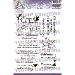 (YCCS10007)Stamps - Yvonne Creations Magical winter text