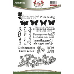 (ADCS10004)Clearstamp - Amy Design - Spring - text