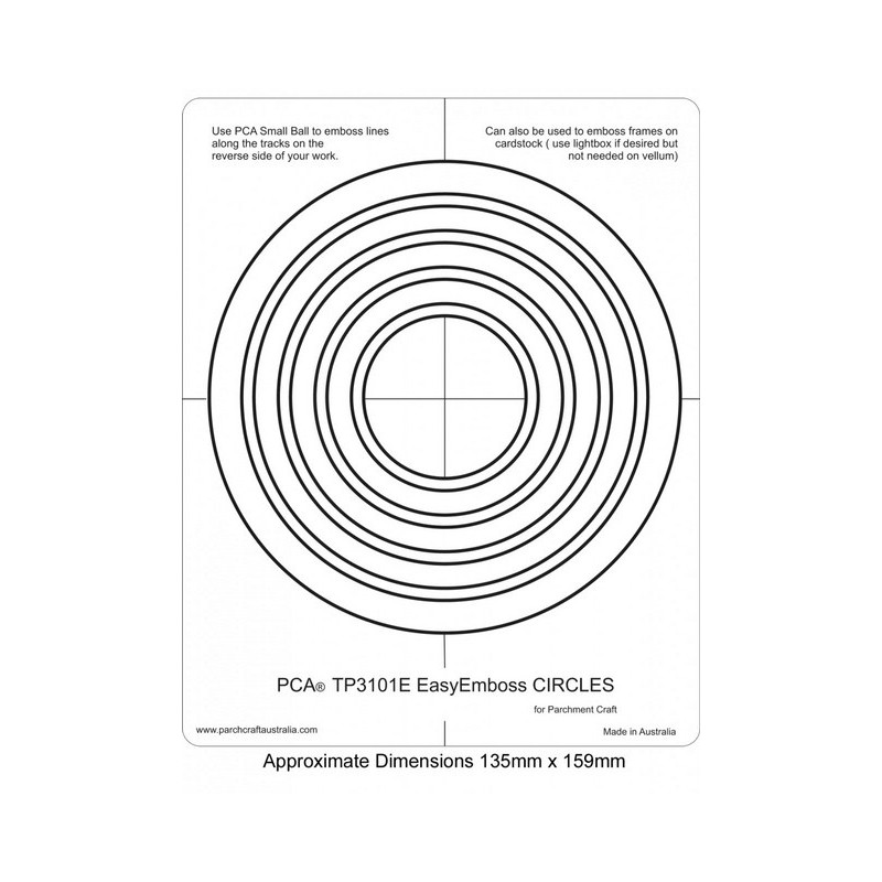 (TP3101E)EMBOSSING Easy Circles