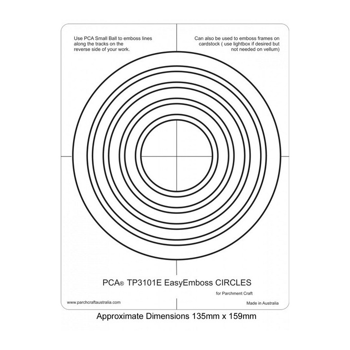 (TP3101E)EMBOSSING Easy Circles