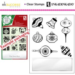 (60-31156)Inkadinkado clear stamp ornament shapes