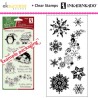(98397)Inkadinkado clear stamp snowflakes