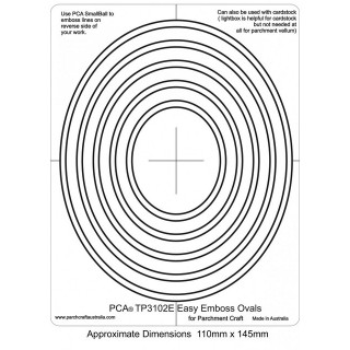 (TP3102E)EMBOSSING Easy Ovals