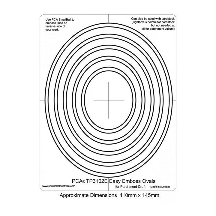 (TP3102E)EMBOSSING Easy Ovals