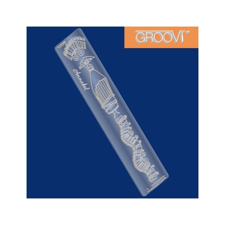 (GRO-PE-40071-09)Groovi Border Plate Annabel