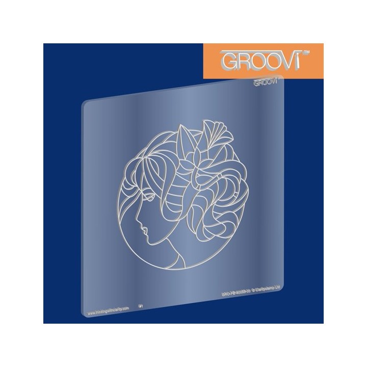 (GRO-PE-40055-03)Groovi Plate A5 Madeleine