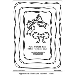 (TP3106E)EMBOSSING Easy Ribbon Frames and Bow