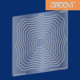 (GRO-PA-40050-03)Groovi Border Plate A5 Square Classic Frame Nes