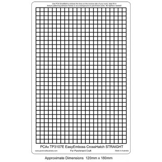 (TP3107E)EMBOSSING Easy Cross Hatch Straight