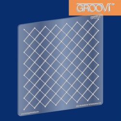 (GRO-PA-40040-03)Groovi Plate A5 Square Netting