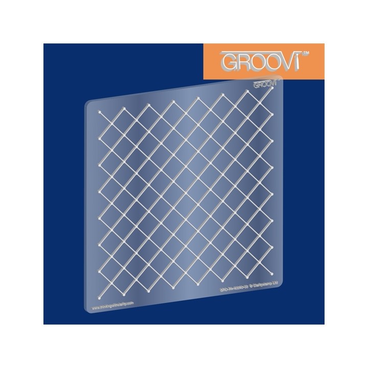 (GRO-PA-40040-03)Groovi Plate A5 Square Netting