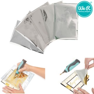 (662656)Memory Keepers heatwave foil 10,2x15,2cm silver