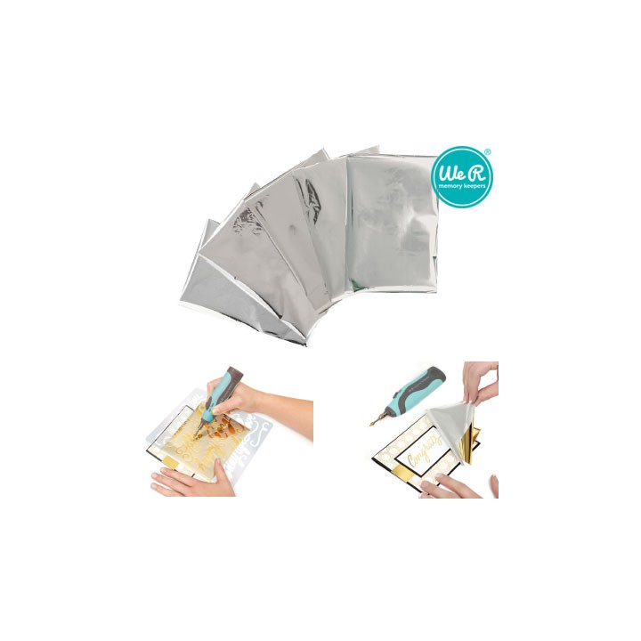 (662656)Memory Keepers heatwave foil 10,2x15,2cm silver