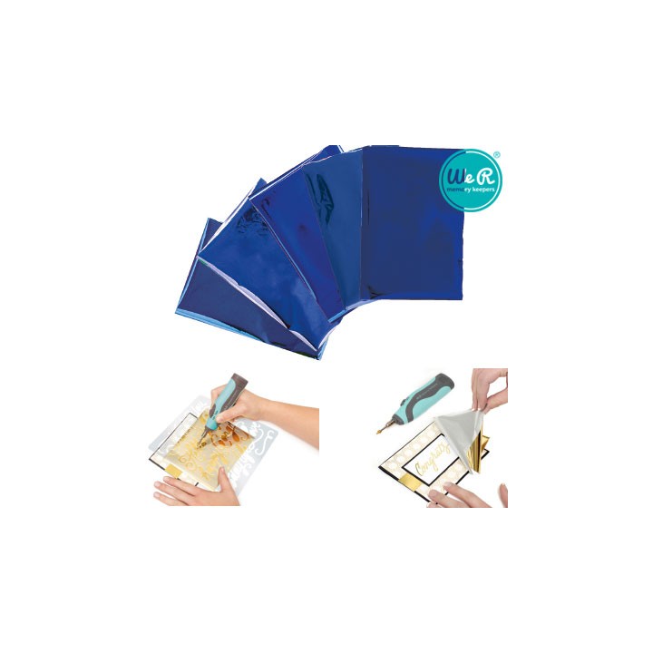 (662658)Memory Keepers heatwave foil 10,2x15,2cm blue