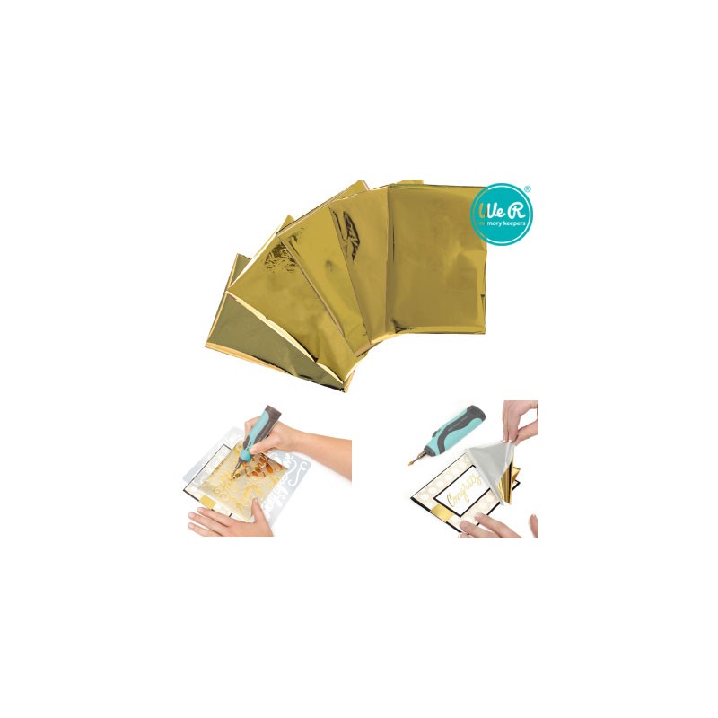 (662659)Memory Keepers heatwave foil 10,2x15,2cm gold (662659)Memory Keepers heatwave foil 10,2x15,2cm gold