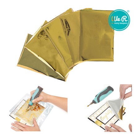 (662659)Memory Keepers heatwave foil 10,2x15,2cm gold