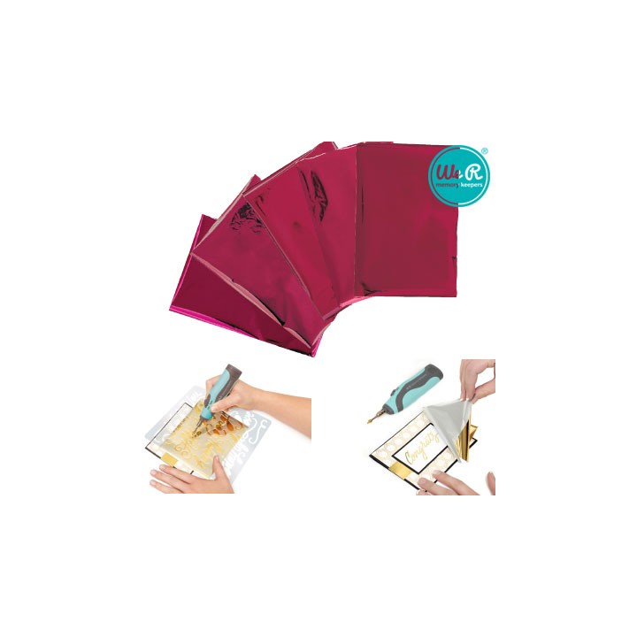 (662660)Memory Keepers heatwave foil 10,2x15,2cm pink